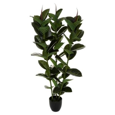 Atmosphera - plante artificielle ficus robusta en pot h 120 cm