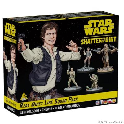 ATOMIC MASS GAMES SW Shatterpoint : Real Quiet Like Squad Pack -  Jeu de soci&eacute;t&eacute; - AMGSWP35ML 