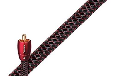 AUDIOQUEST C&acirc;ble digital coaxial  Cinnamon 1,5 m Noir et rouge