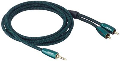 AUDIOQUEST C&acirc;bles jack/mini-jack  Evergreen mini-jack RCA (2 m) 