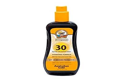 AUSTRALIAN GOLD  Carrot Spray Oil Spf30 237ml Noir Homme