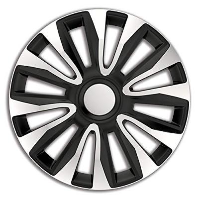 AUTOSTYLE AUTO-STYLE Jeu d'enjoliveurs Avalone 15-inch argent/noir