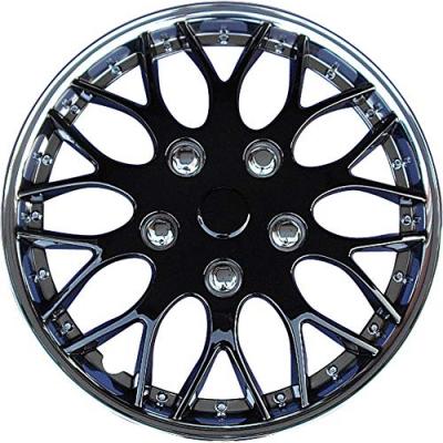 AUTOSTYLE  enjoliveurs Missouri 15 pouces ABS noir / chrome lot de 4