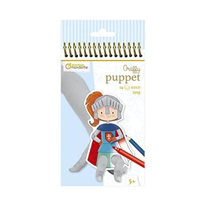 GENERIQUE Carnet marionnettes &agrave; doigts Graffy Puppet Dragons et Chevaliers