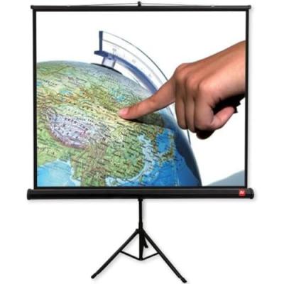  AVTek Tripod PRO 180 - &Eacute;cran de projection avec tr&eacute;pied - 97"" (247 cm) - 1:1 - blanc mat - noir 
