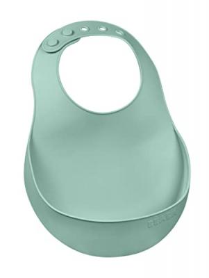  BEABA&reg; Bavoir b&eacute;b&eacute; &agrave; nouer silicone vert sauge