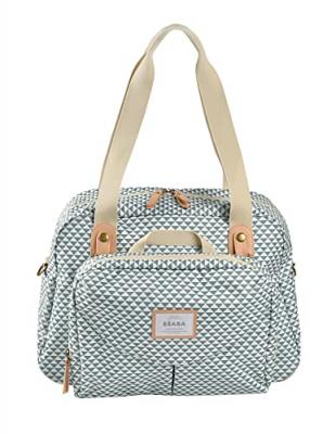  BEABA&reg; Sac &agrave; langer Gen&egrave;ve II Play Print vert sauge