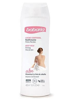 BABARIA  Lait corporel raffermissant &agrave; l'alo&egrave;s 400 ml