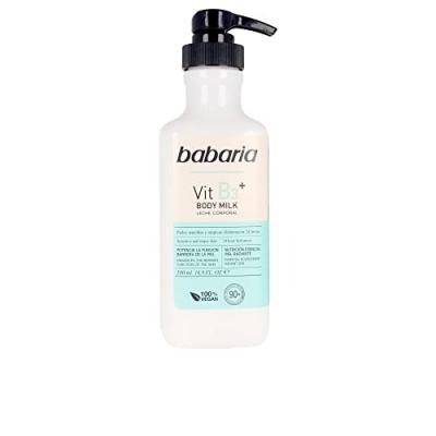 BABARIA  Vit B3+ Body Milk 100% Vegan 500ml Blanc