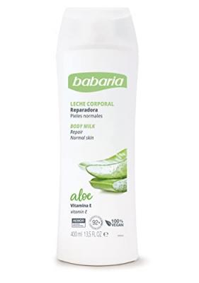 BABARIA  - Aloe Vera Reparadora Body Milk  soin du corps 400 ml