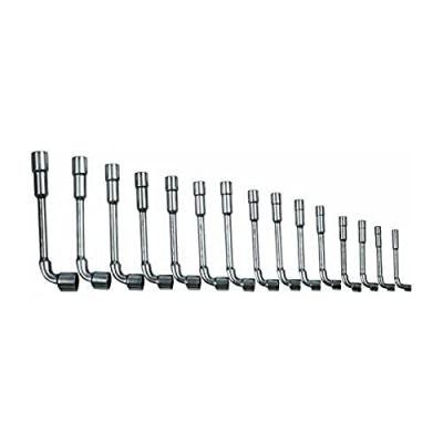 BAHCO  ASSORTIMENT DE DOUILLES DOUBLES, COURB&Eacute;ES, 12PANS, 15 PCS - 28M/15