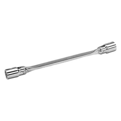 BAHCO Cl&eacute;s doubles &agrave; t&ecirc;te articul&eacute;e, dimensions m&eacute;triques, avec douilles 12 pans