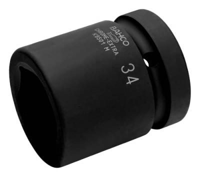 BAHCO  - Douille &agrave; choc 6 pans 1"" 75 mm finition phosphat&eacute;e - K9501M-75
