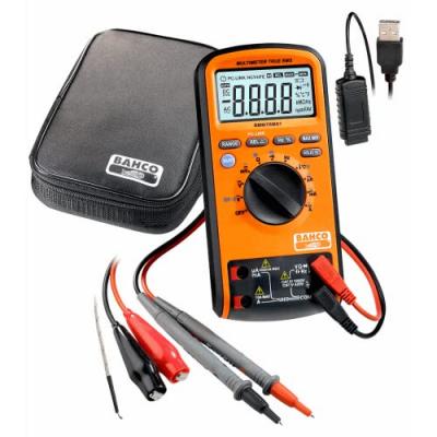 BAHCO  - Multim&egrave;tre digital, True rms, 1000 v et connexion pour pc