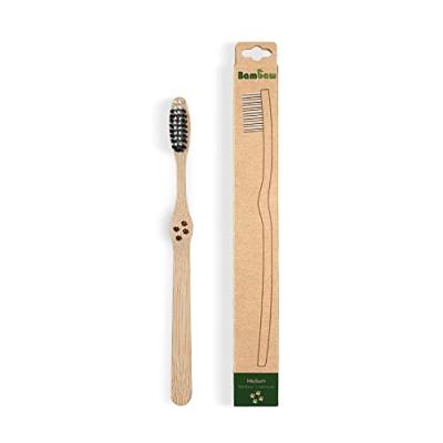 BAMBAW  - Brosse &agrave; dents en Bambou poils moyen - 