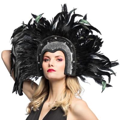 Boland coiffe Showgirl dames taille unique noir