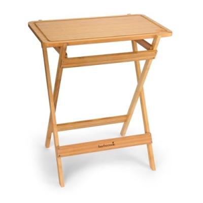 BARBECOOK  table &agrave; d&eacute;couper en bambou, accessoire barbecue, 70x43x81cm