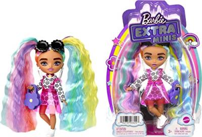 MATTEL Barbie - Barbie Extra Mini Mod&egrave;le 6 - Poup&eacute;e - 3 ans et + 