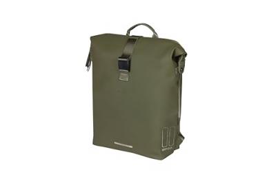 BASIL Sacoche r&eacute;fl&eacute;chissante  soho led nordlicht 17L - vert arm&eacute;e - TU