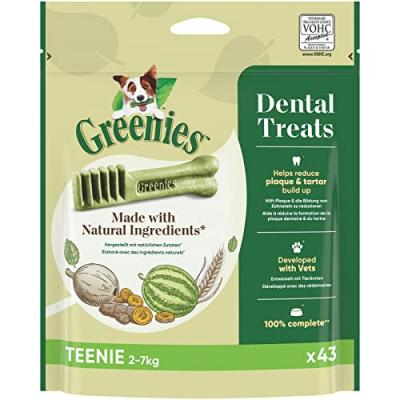 GREENIES Friandises Sticks Dentaires TEENIE pour Chien Mini -  - x43