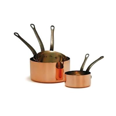 BAUMALU S&eacute;rie 5 Casseroles Cuivre Etam&eacute; 12 &agrave; 20 cm*