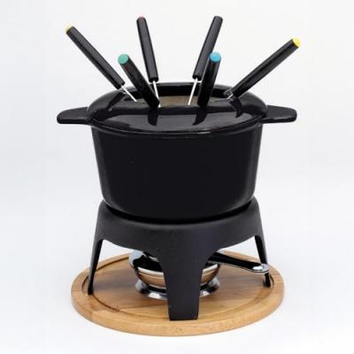 BAUMALU Service &Agrave; Fondue Bourguignonne Caquelon Noir 17cm* - 71747