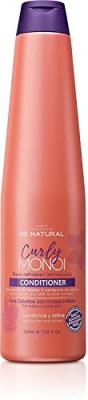 BE NATURAL Placenta Life Curly Mono&iuml; Apr&egrave;s-Shampooing Boucles D&eacute;finies 350 ml