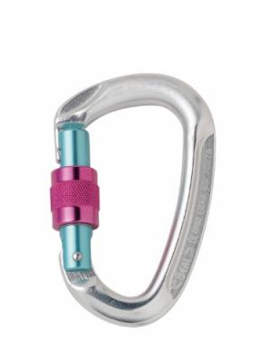 BEAL  Mousqueton escalade Be One Screw Fuschia Gris/Rose Unique