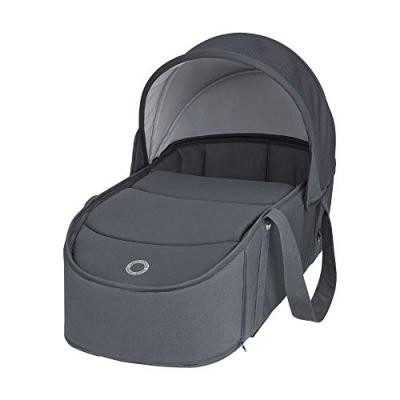 BEBECONFORT BEBE CONFORT Nacelle souple Laika, de la naissance &agrave; 6 mois, L&eacute;g&egrave;re et Pliable, Essential Graphite