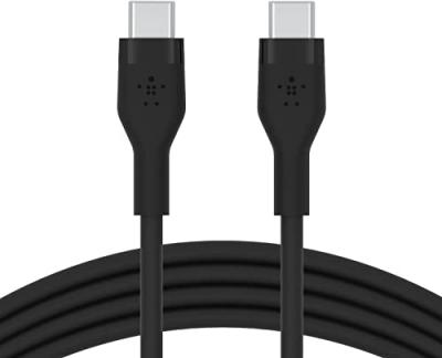 Belkin Boost Charge Flex C&acirc;ble silicone USB-C vers USB-C (Noir) - 3 m