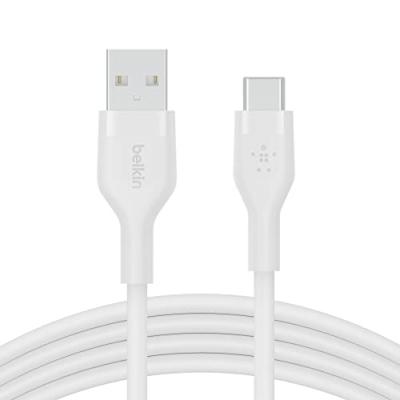 BELKIN  BOOST&acute;CHARGE Flex c&acirc;ble USB 2 m USB 2.0 USB C Blanc - Neuf