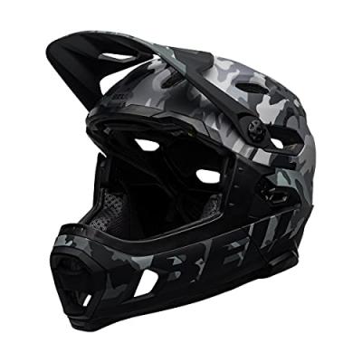 BELL Casque  Super DH MIPS - Black Camo 20} - S}, Black Camo 20}
