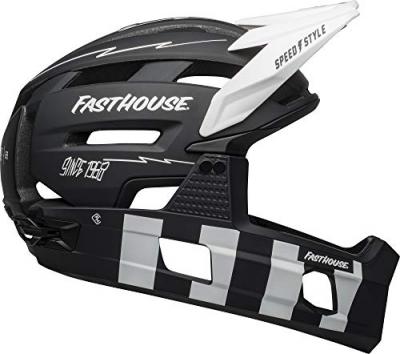 BELL Casque int&eacute;gral  Super Air R - M Fasthouse Black/Whit Casques
