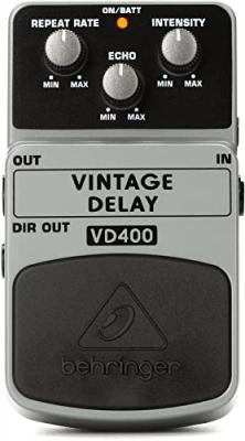BEHRINGER Best Price Square Guitar Pedal, Vintage Delay VD400 by 
