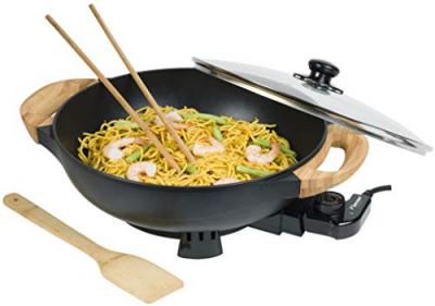BESTRON  AEW100AS - Wok &eacute;lectrique - 5 litres - 1.5 kWatt