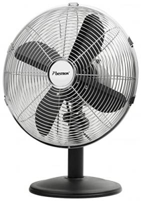 BESTRON  Ventilateur r&eacute;tro de bureau DFT35Z 35 cm 35 W Noir