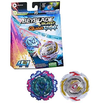HASBRO Beyblade Burst QuadStrike Dual Pack Gambit Dragon et Ambush Achilles