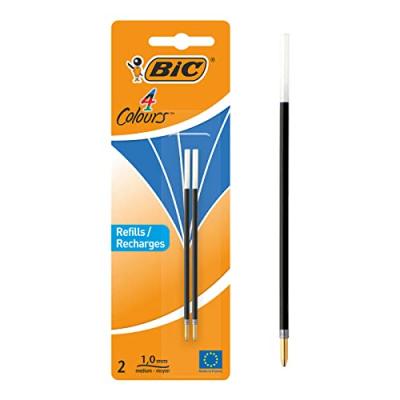 BIC Stylo &agrave; bille  Shine 4 Couleurs Bleu