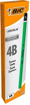 BIC Crayon Graphite T&ecirc;te Tremp&eacute;e Mine 4b Conte Criterium 550