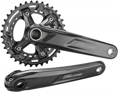 SHIMANO  Deore M4100 Hollowtech Ii Crankset Noir 170 mm / 36/26t