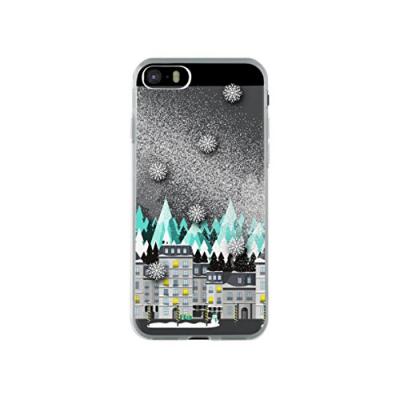 GENERIQUE BIGBEN CONNECTED COVSNOWTOWNIPSE - Coque liquid Snow Town IP5/5S/SE