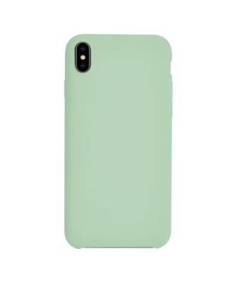 BIGBEN Coque pour iPhone XS Max Rigide Soft touch en Silicone Vert