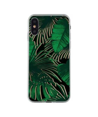 BIGBEN Coque semi-rigide verte et noire Dark Jungle pour iPhone X/XS - Neuf