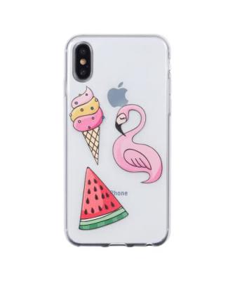 BIGBEN CONNECTED Coque Souple Patchs Pour Iphone X/Xs