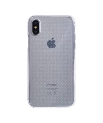 BIGBEN  Connected Coque Souple Transparente Dots pour iPhone X/XS