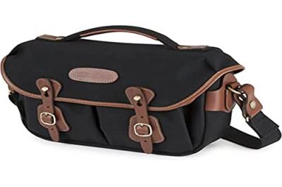 BILLINGHAM  Hadley Small Pro Noir Tan Canvas