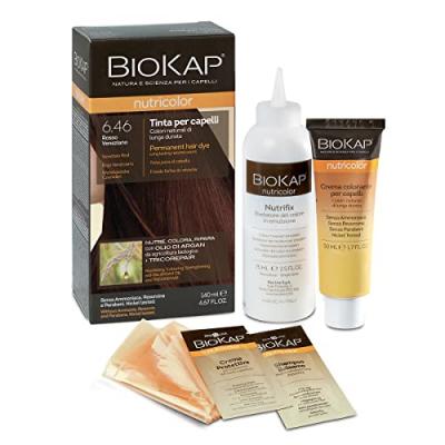BIOKAP  Teinture pour cheveux Nutricolor 6.46 Rouge v&eacute;nitien 140 ml