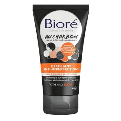BIORE Exfoliant Anti-imperfections Charbon  - Le Tube De 125ml