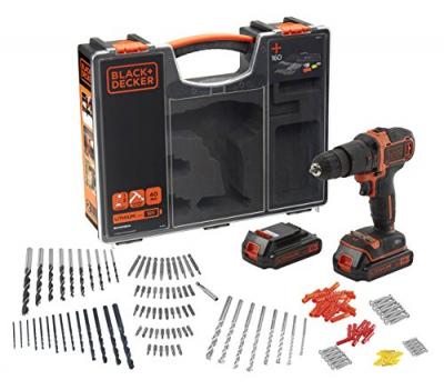 BLACK & DECKER Black and Decker - Perceuse &agrave; percussion sans fil 18 V Lithium 