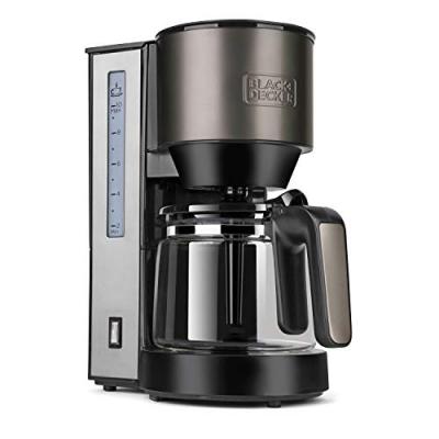 BLACK+DECKER Cafeti&egrave;re filtre 10 tasses 870w inox/noir - BLACK & DECKER - bxco870e